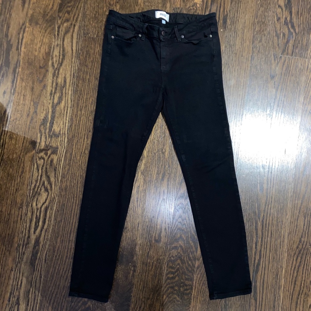 Paige Jeans - Skyline Skinny - Black Shadow